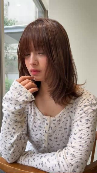 【今季のチョコブラウン人気です】
赤みを消したお洒落なブラウン
まろいカラーでお顔まで盛れます
色持ちまで考えた
艶々ケアカラー
jilblan kaho