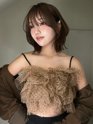 ショート 小顔ボブ jilblanカホのヘアスタイル