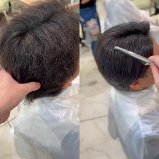 パーマ メンズ メンズ特化‼️ 関口舜大のヘアスタイル