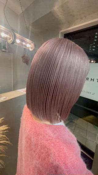カラー Haru/THREE …by velvetのヘアスタイル