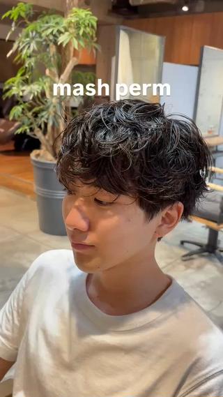 パーマ メンズ メンズパーマ/大庭 亨仁　表参道のヘアスタイル