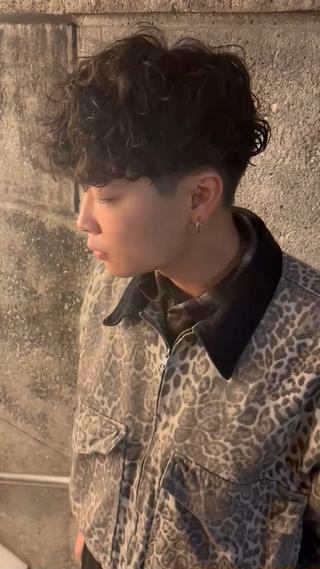 ショート パーマ メンズ メンズパーマ/大庭 亨仁　表参道のヘアスタイル