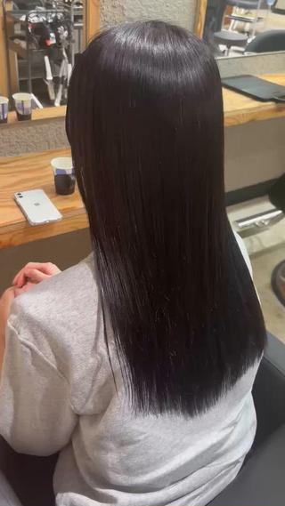 ロング ☘️ハイトーン/ ベージュ/久保田 涼のヘアスタイル