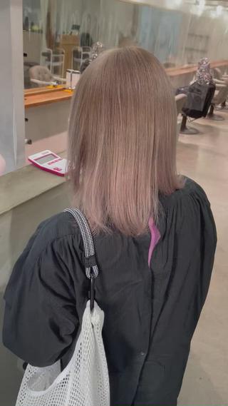 ミディアム カラー ヘアアレンジ 髪質改善/美髪ケア ✨岡野右京のヘアスタイル