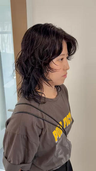 ミディアム パーマ Takuma Suzuki中目黒のヘアスタイル