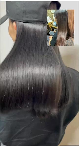 ロング カラー katae sayoriのヘアスタイル