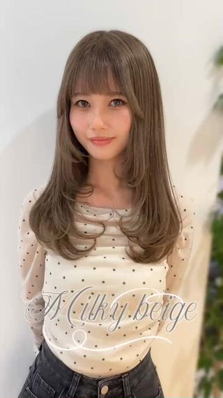 カラー RISAKO レイヤーカット🎀のヘアスタイル
