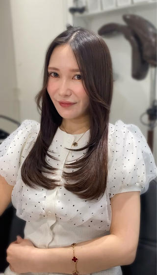 ロング AO所属・RISAKO 艶髪モテヘア🎀府中のヘアスタイル
