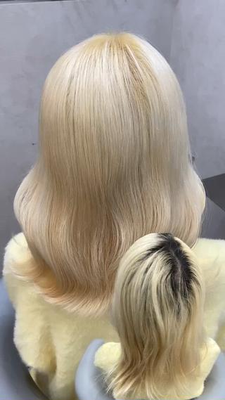 ブリーチ　リタッチ　ブリーチリタッチ　ケアブリーチ　ダブルカラー　抜きっぱなし　ブロンド 