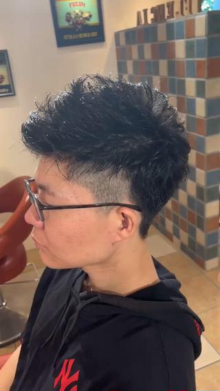 メンズアップバング 