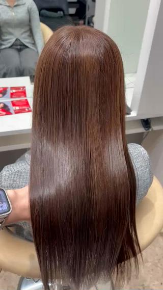 ロング 髪質改善/レイヤー/ 透明感カラー/桃谷翼のヘアスタイル