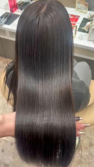 ロング 髪質改善/レイヤー/ 透明感カラー/桃谷翼のヘアスタイル