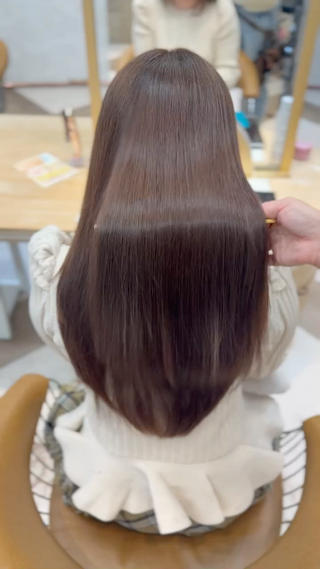 ロング カラー ツヤ髪になりたい方へ 🩷柴田知亜希のヘアスタイル