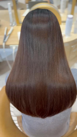 ロング カラー ヘアアレンジ ツヤ髪になりたい方へ 🩷柴田知亜希のヘアスタイル