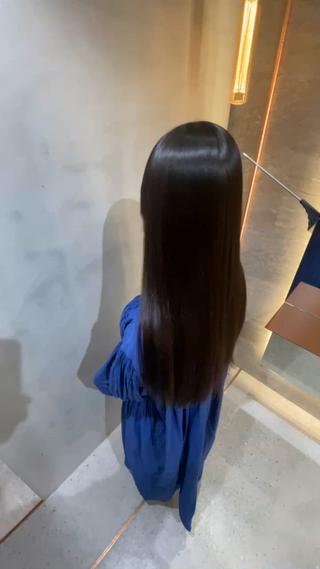 セミロング 🌹圧倒的な縮毛矯正 🌹篠崎祥吾のヘアスタイル