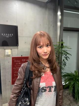 #ミルクティーブラウン　#透明感カラー 