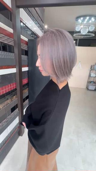 ショート カラー Lyuca所属・ショート×ブリーチ Lyuca/yujiのヘアスタイル