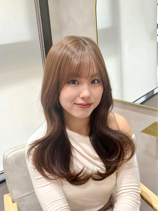 ロング カラー 高槻No.1🇰🇷 韓国ヘア　橋口陽太のヘアスタイル