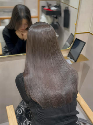 ロング カラー 高槻No.1🇰🇷 韓国ヘア　橋口陽太のヘアスタイル