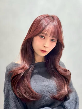 ロング カラー 高槻No.1🇰🇷 韓国ヘア　橋口陽太のヘアスタイル