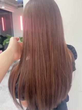 ロング カラー makoto⌇レイヤ ー⌇艶カラー🍒のヘアスタイル