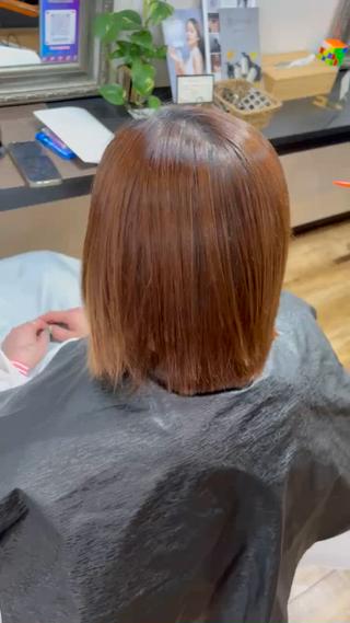 ショート きむえり/髪質改善 /うねり広がり改善のヘアスタイル