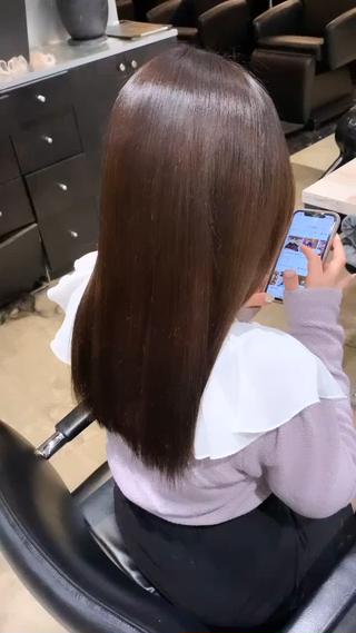 ロング もてぎさやか👩🏻 🪄巻ける縮毛矯正のヘアスタイル