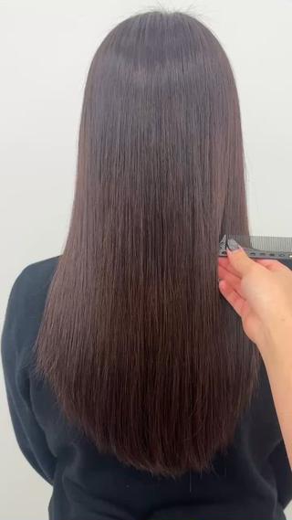 afterの動画になります ̖́-
癖や髪の状態を見させて頂き一人一人に合わせて薬剤を調合するので、ピンピンしすぎず滑らかな仕上がりになるように施術させて頂きます️