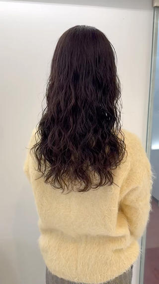 くるくるロングパーマ 
