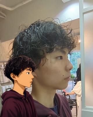 メンズ 増田 耀のヘアスタイル