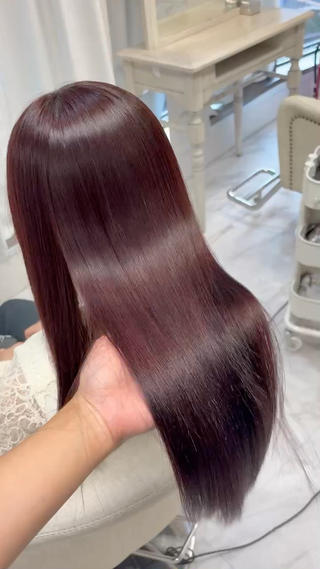 ロング 大橋 美咲のヘアスタイル