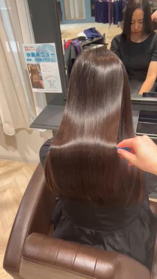 ロング 湯浅 風希のヘアスタイル