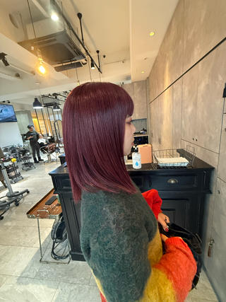 残留グリーンから作る
ハイトーンワインレッド

 