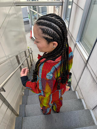 ロング ヘアアレンジ BRAIDS💎愛子 大人ハイライト💎のヘアスタイル