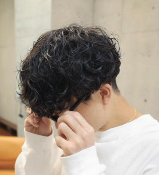 ミディアム パーマ メンズ 🌀パーマ特化 美容師🌀/しゅんのヘアスタイル