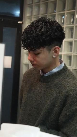 ショート パーマ メンズ 🌀パーマ特化 美容師🌀/しゅんのヘアスタイル