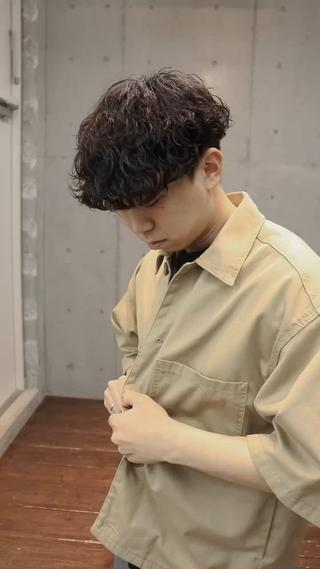 ショート パーマ メンズ 🌀パーマ特化 美容師🌀/しゅんのヘアスタイル