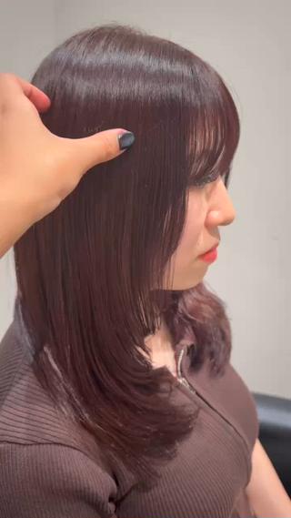セミロング share天王寺 yuhaのヘアスタイル