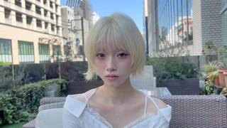 トレンド感ある似合わせカット。顔まわりを意識して小顔効果のあるスタイルに 