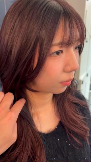ロング 艶髪color💎髪 質改善ストレート大吉のヘアスタイル