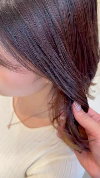 ミディアム パーマ こばりん🌟/ボブ /イヤリングカラーのヘアスタイル