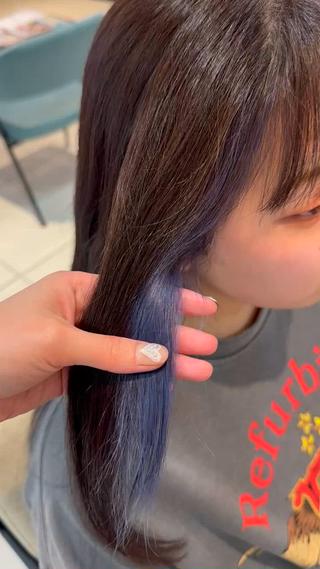ロング カラー こばりん🌟/ボブ /イヤリングカラーのヘアスタイル