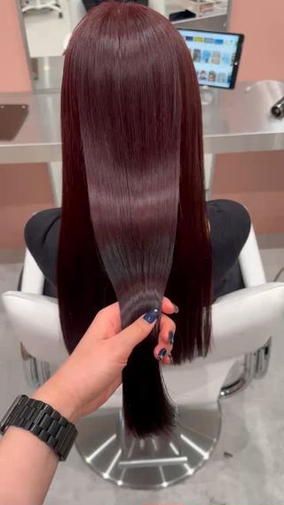 ロング 🫧髪質改善/縮毛 矯正/RIKOのヘアスタイル