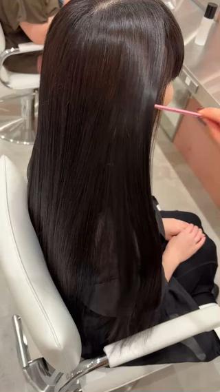 ロング 🫧髪質改善/縮毛 矯正/RIKOのヘアスタイル