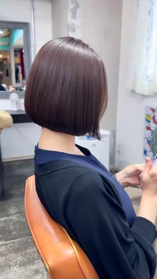 ワンレンボブ︎
ペールミスティークラベンダー
メテオトリートメント