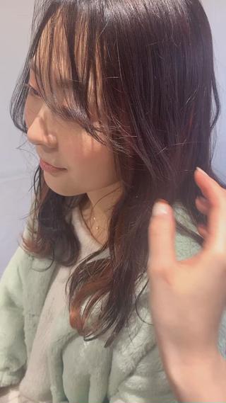 カラー Aya/四条烏丸/ インナーカラーのヘアスタイル