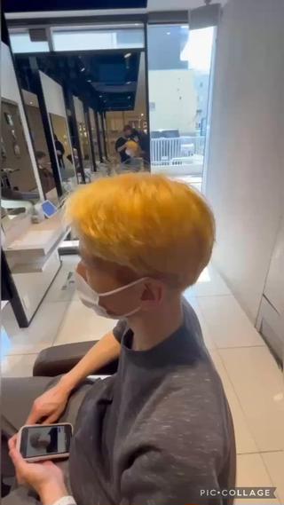 ショート カラー メンズ 🍀カット/カラー/ パーマ🍀Earthのヘアスタイル