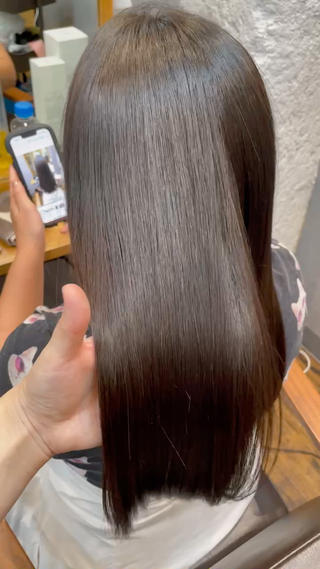 N.ケラリファイントリートメントN.ルフレカラーで髪質改善カラー