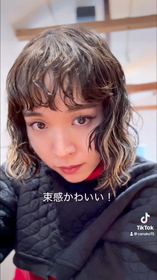 ショート カラー パーマ hemm,hemm.所属・似合わせヘア 💐たかさきかなこのヘアスタイル