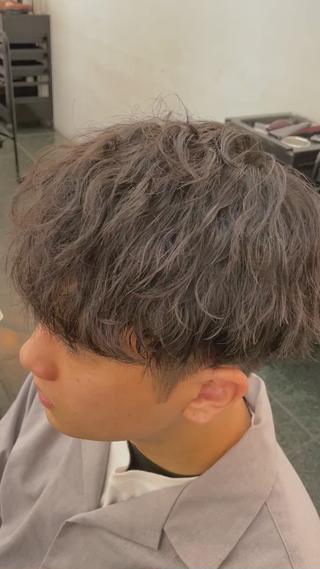 パーマ メンズ 💇🏻‍♂️パーマ ニキ✨本田龍斗のヘアスタイル